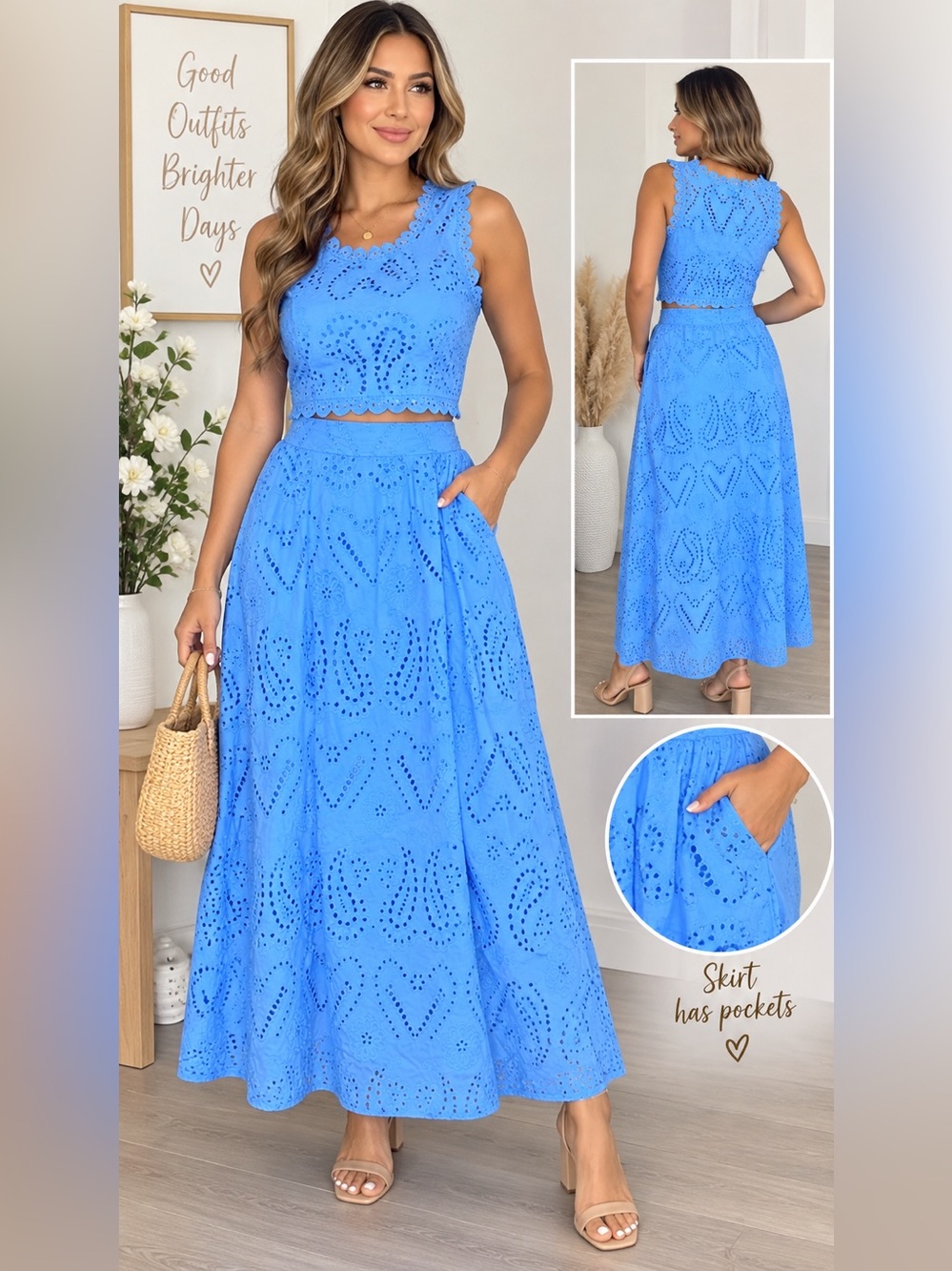 Two-Piece Maxi Skirt Set